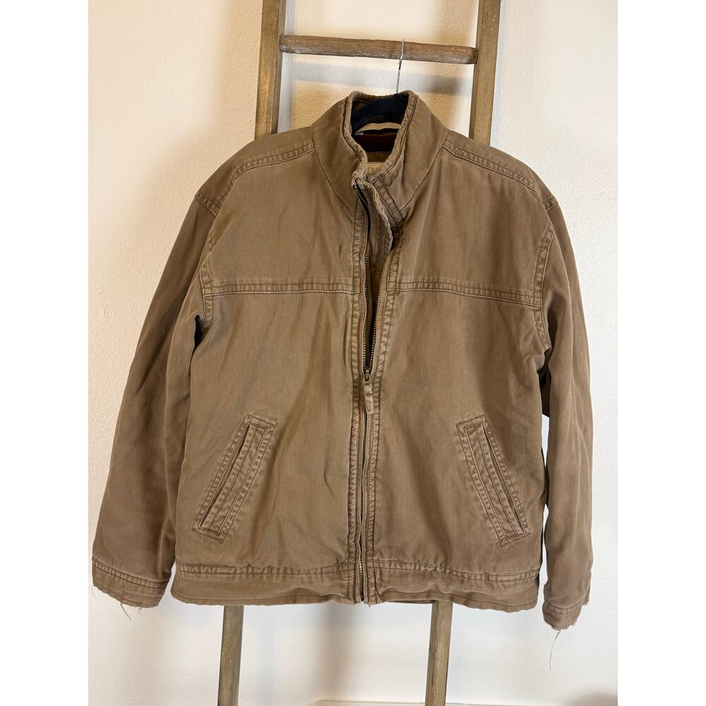 Y2K Aeropostale Distressed Corduroy Brown Barn Jacket Insulated Mens XL Coat